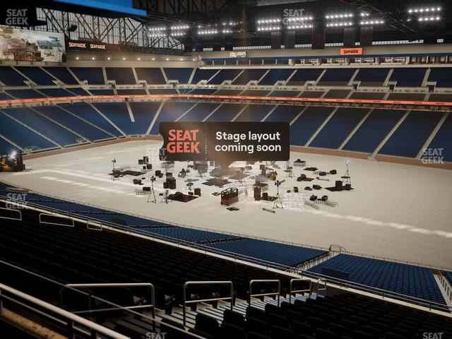 Ford Field - Section Club 7 Seat View