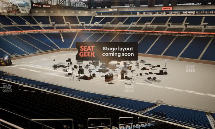 Ford Field - Section Club 7 Seat View