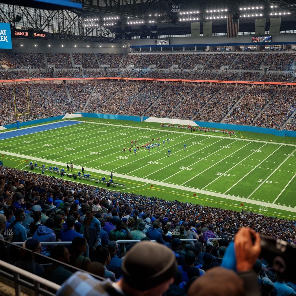 Ford Field - Section Club 7 Seat View