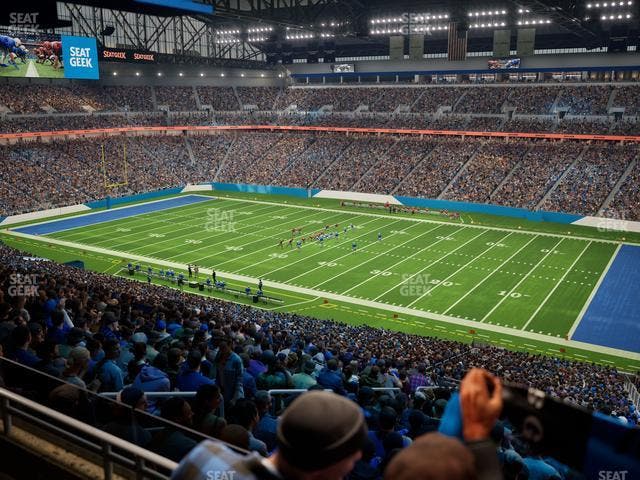 Ford Field - Section Club 7 Seat View