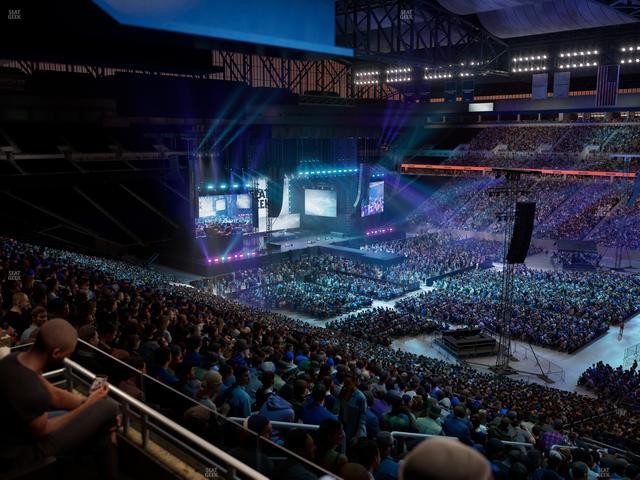 Ford Field - Section Club 7 Seat View Ford Field - Section Club 7 Seat View
