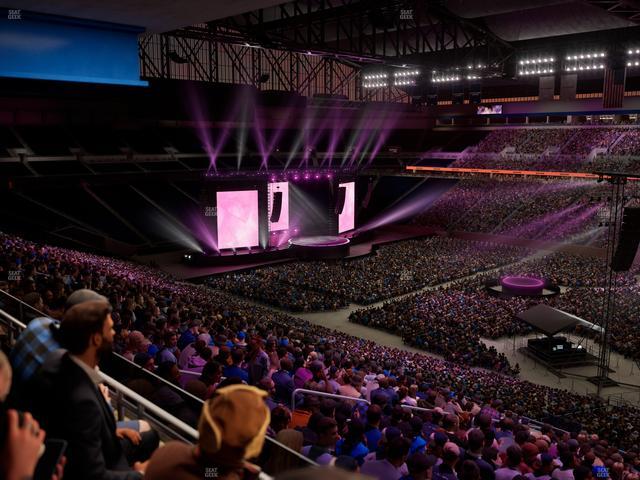 Ford Field - Section Club 8 Seat View