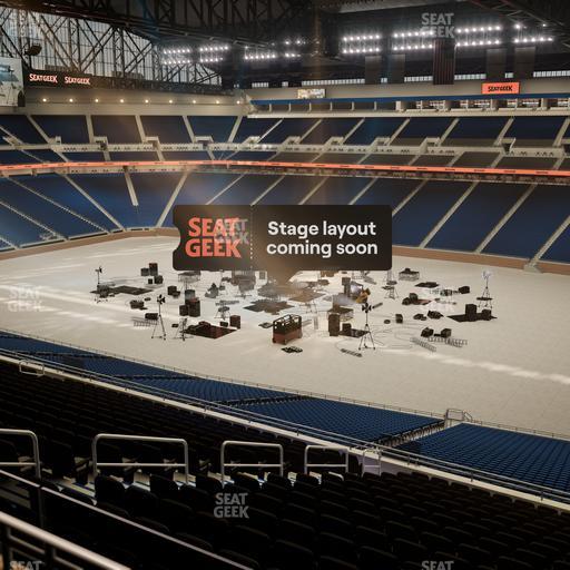 Ford Field - Section Club 8 Seat View