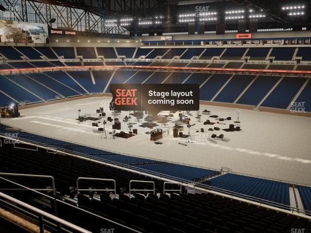 Ford Field - Section Club 8 Seat View