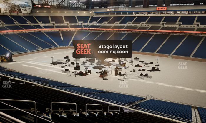 Ford Field - Section Club 8 Seat View