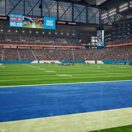 Ford Field - Section Field Seats Seat View