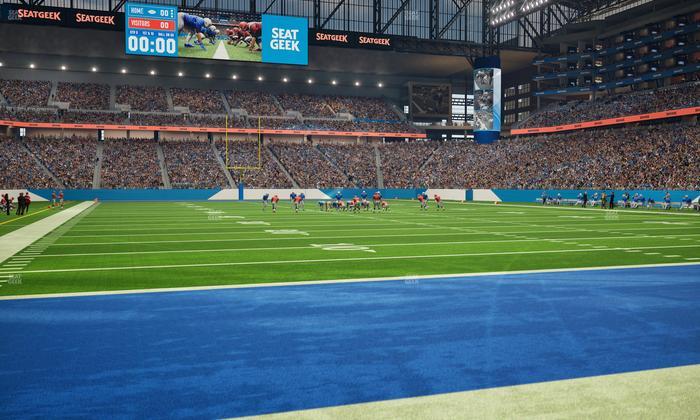 Ford Field - Section Field Seats Seat View