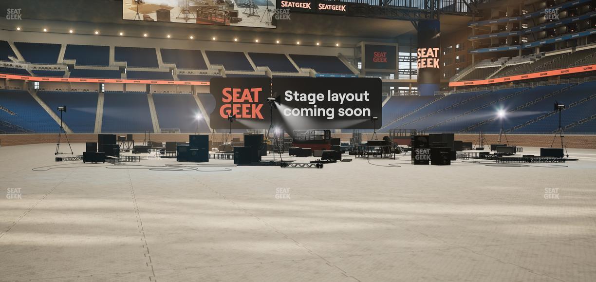 Ford Field - Section Field Seats Seat View