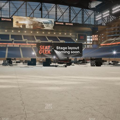 Ford Field - Section Field Seats Seat View