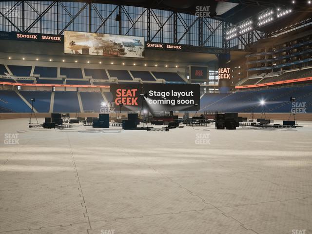 Ford Field - Section Field Seats Seat View