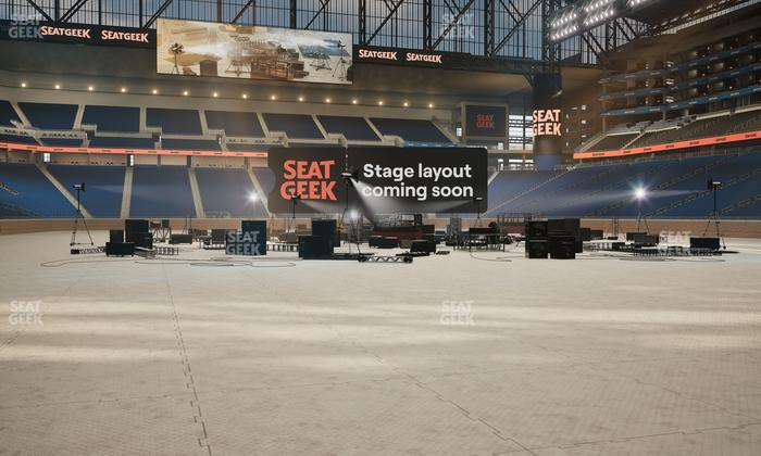 Ford Field - Section Field Seats Seat View