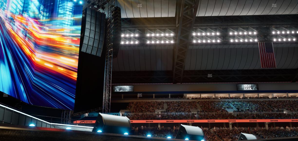 Ford Field - Section Floor A Seat View