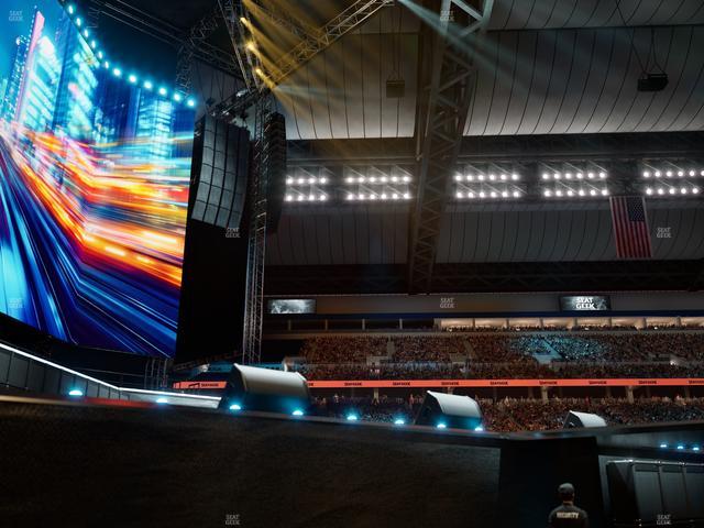 Ford Field - Section Floor A Seat View