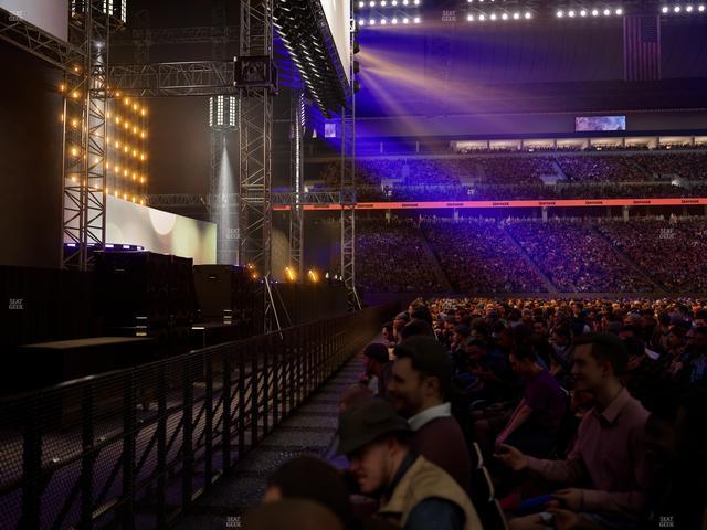 Ford Field - Section Floor A Seat View