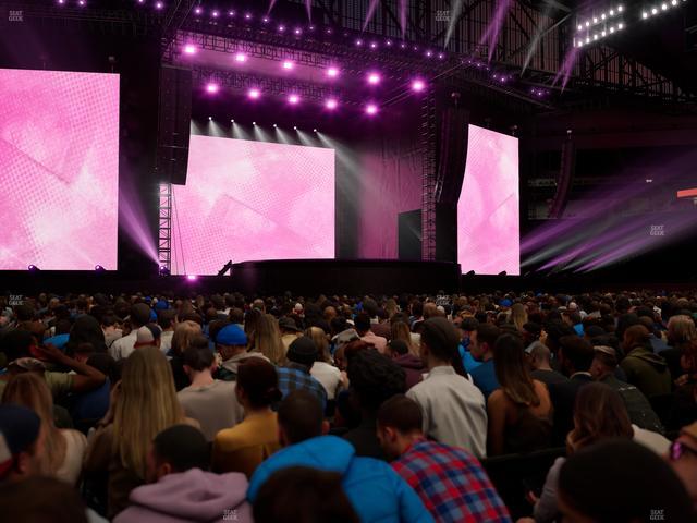 Ford Field - Section Floor B Seat View
