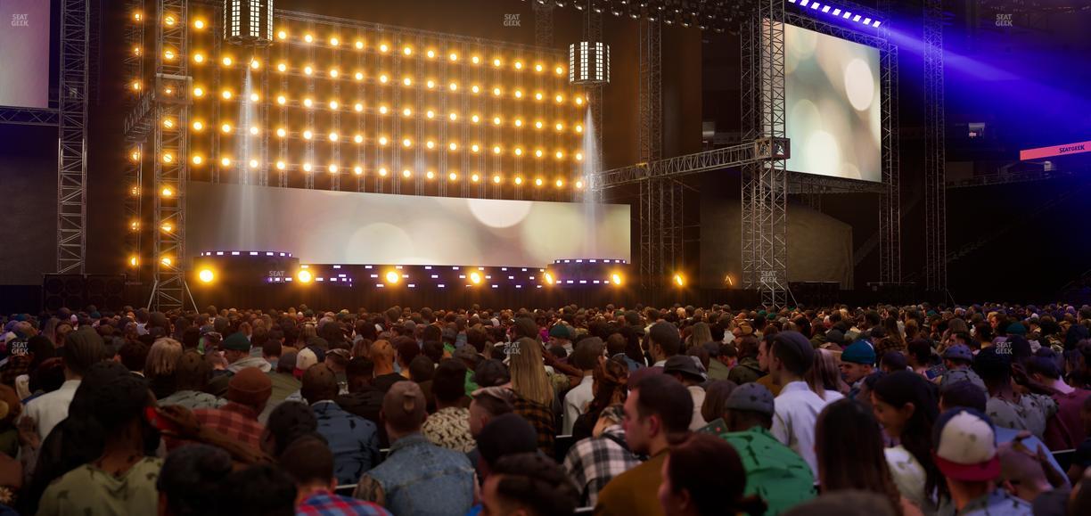 Ford Field - Section Floor B Seat View