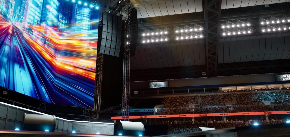 Ford Field - Section Floor B Seat View
