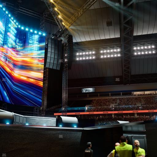 Ford Field - Section Floor B Seat View