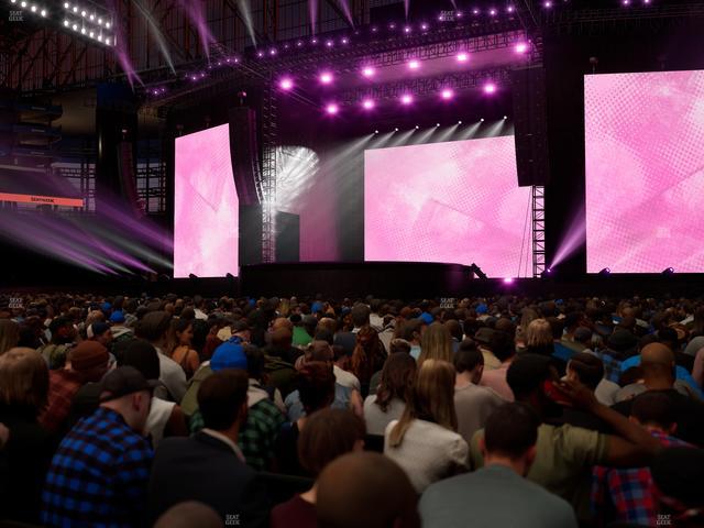 Ford Field - Section Floor D Seat View