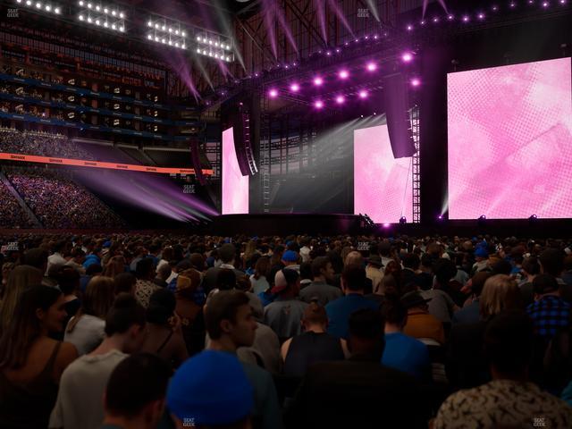 Ford Field - Section Floor E Seat View