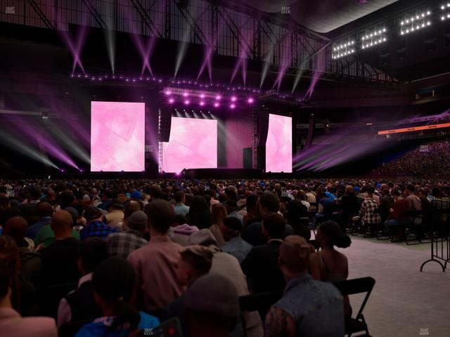 Ford Field - Section Floor F Seat View