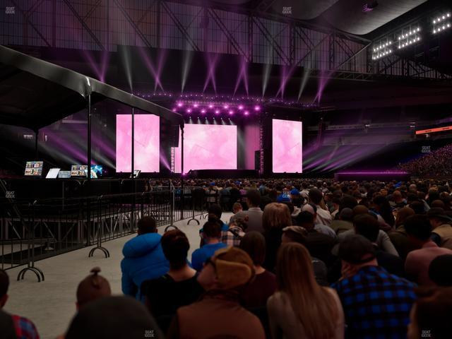 Ford Field - Section Floor G Seat View
