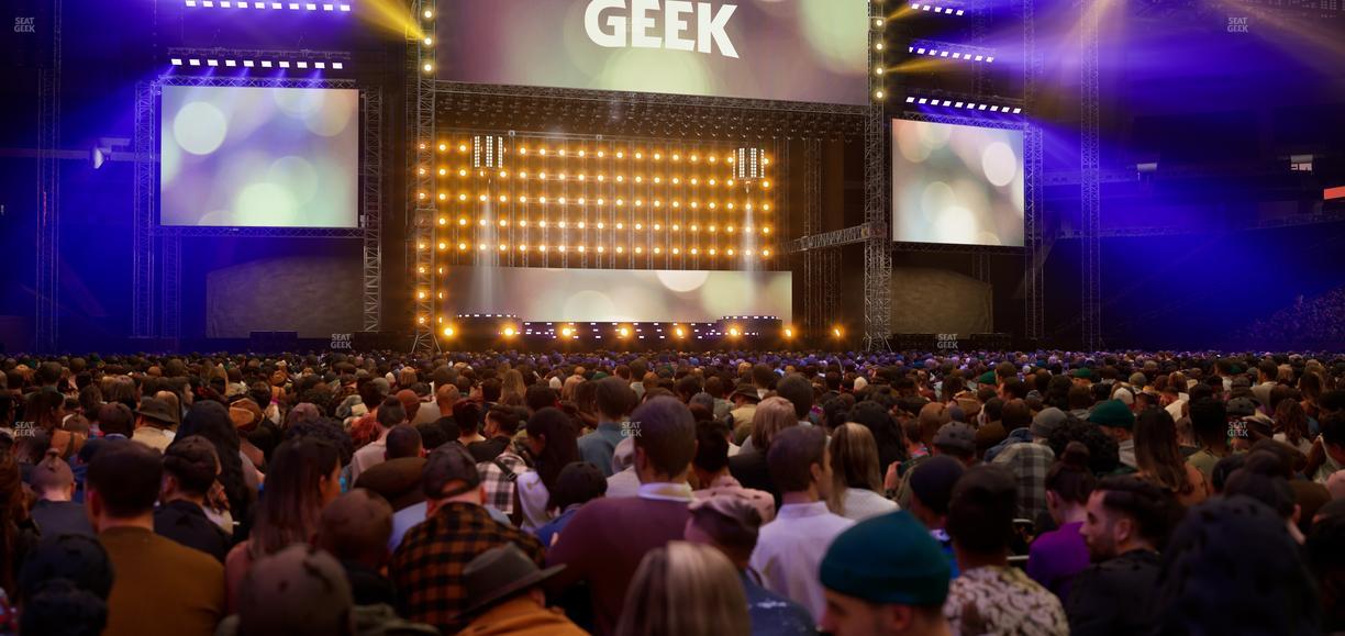 Ford Field - Section Floor G Seat View