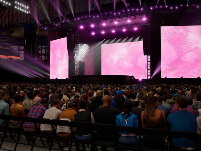 Ford Field - Section Floor J Seat View