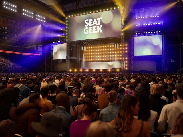 Ford Field - Section Floor K Seat View