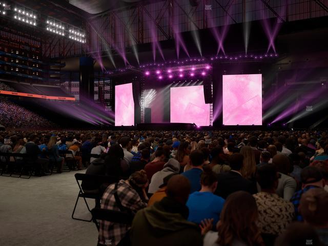 Ford Field - Section Floor K Seat View