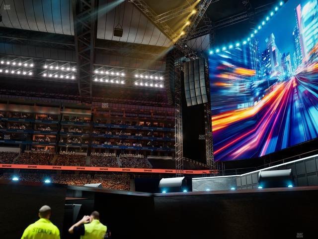 Ford Field - Section Floor K Seat View