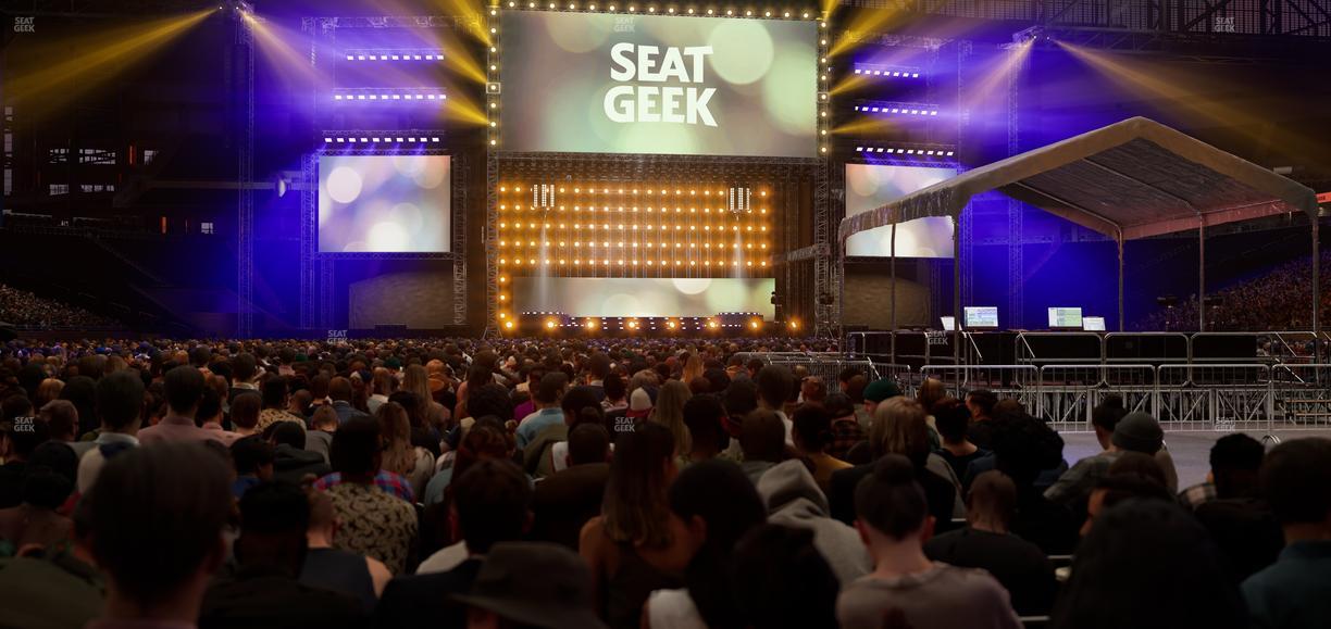 Ford Field - Section Floor M Seat View