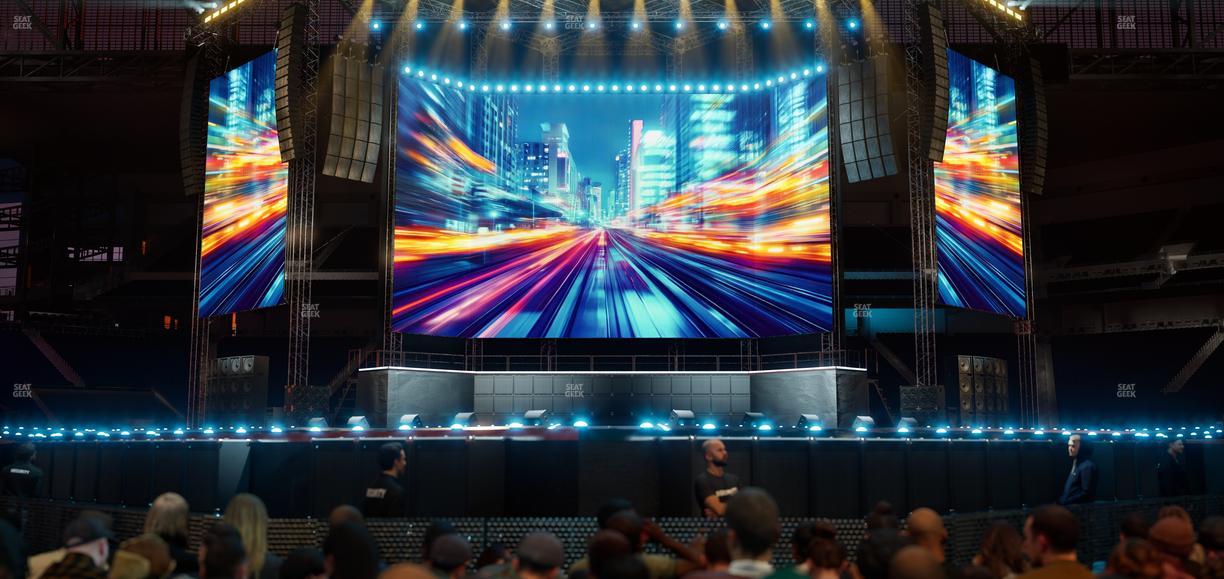 Ford Field - Section Floor N Seat View