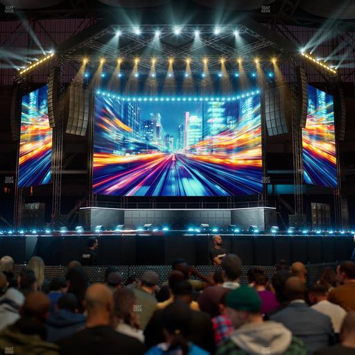 Ford Field - Section Floor N Seat View