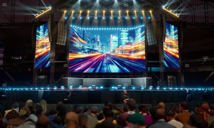 Ford Field - Section Floor N Seat View