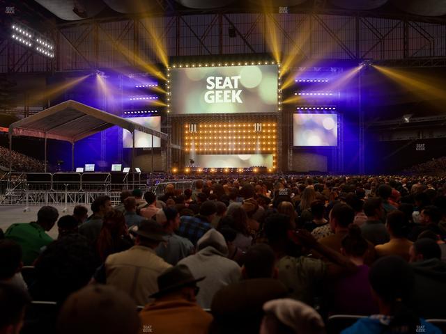 Ford Field - Section Floor P Seat View