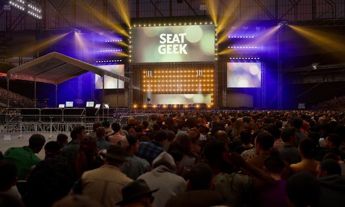 Ford Field - Section Floor P Seat View