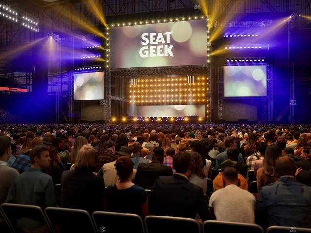 Ford Field - Section Floor P Seat View