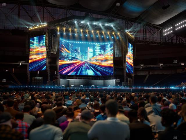 Ford Field - Section Floor Q Seat View