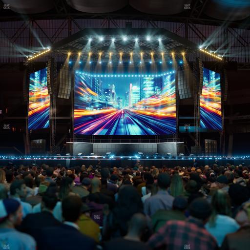 Ford Field - Section Floor R Seat View