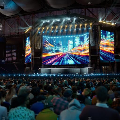 Ford Field - Section Floor S Seat View