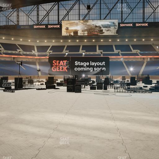 Ford Field - Section Floor Seat View