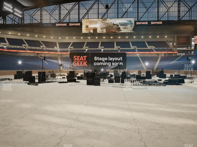 Ford Field - Section Floor Seat View