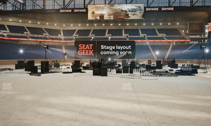 Ford Field - Section Floor Seat View