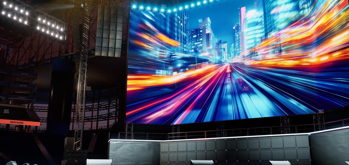 Ford Field - Section Ga Pit B Seat View