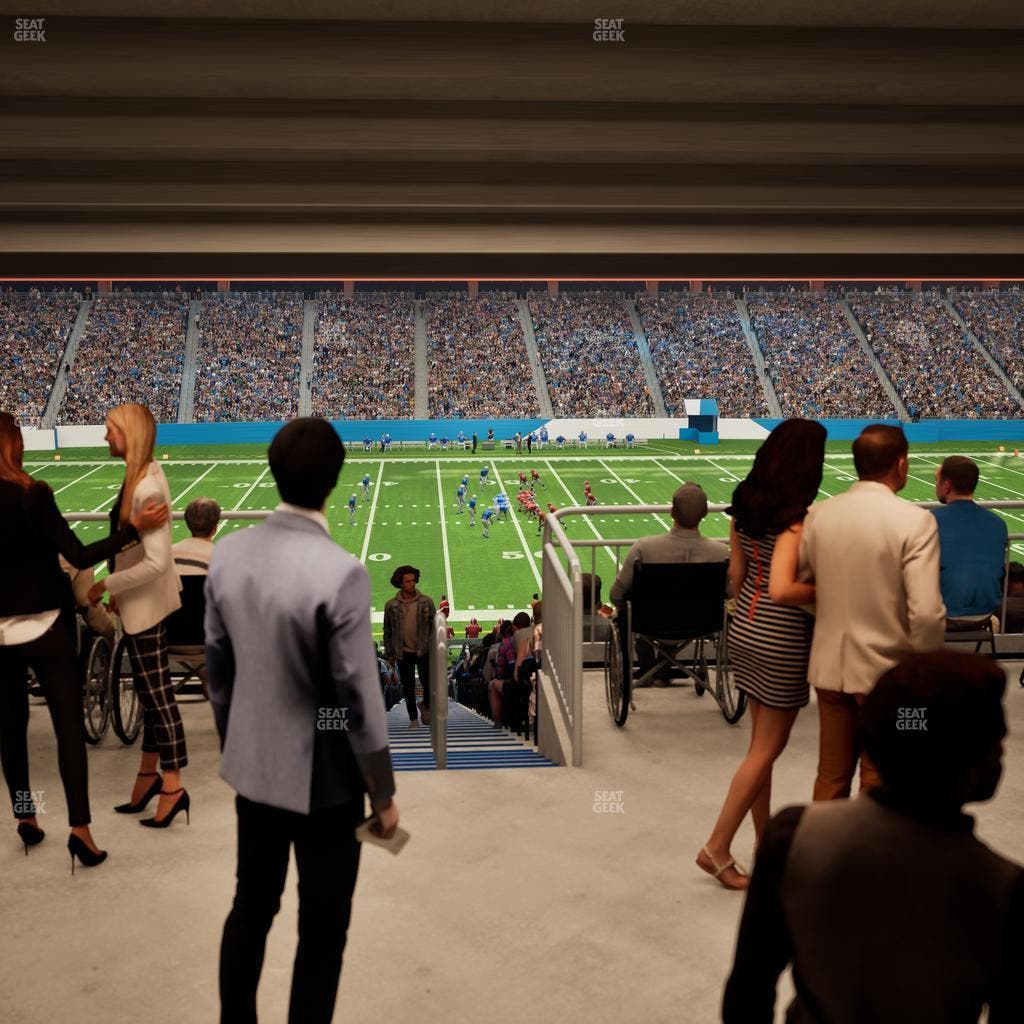 Ford Field - Section Ga Sro Seat View