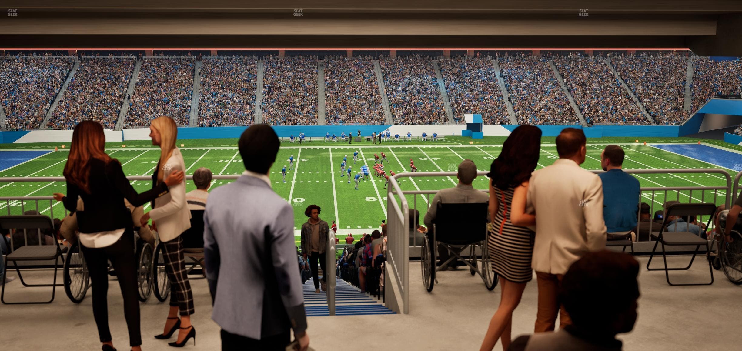 Ford Field - Section Ga Sro Seat View