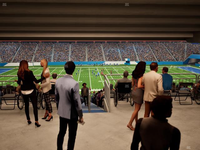 Ford Field - Section Ga Sro Seat View