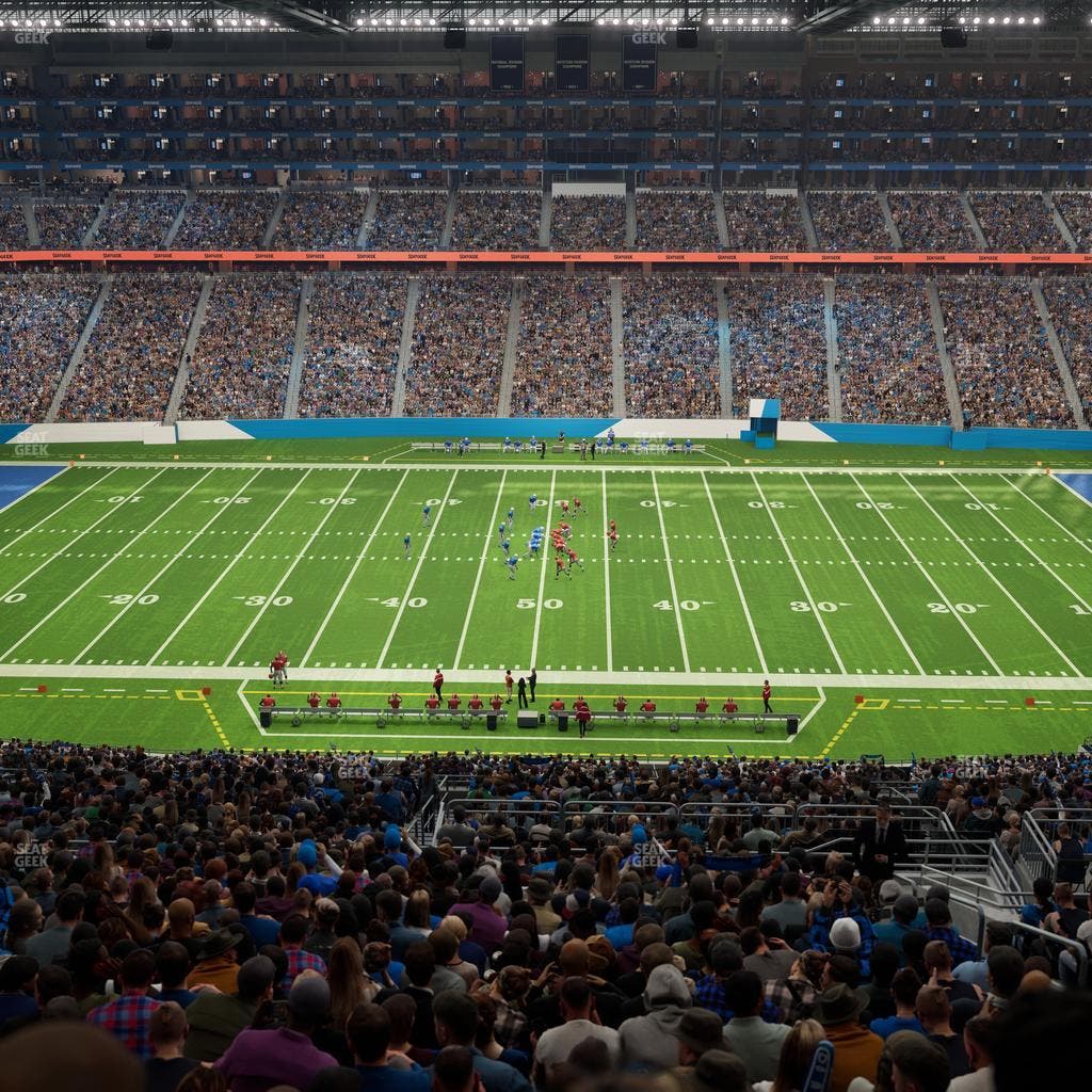Ford Field - Section Gridiron Suite 4 Seat View