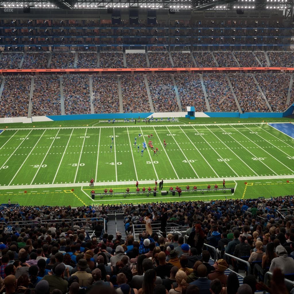 Ford Field - Section Gridiron Suite 6 Seat View